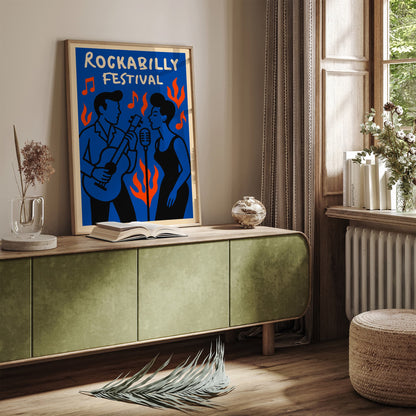 Rockabilly Festival Music Poster