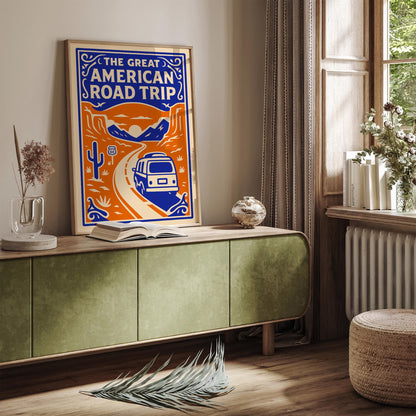 The Great American Road Trip Poster