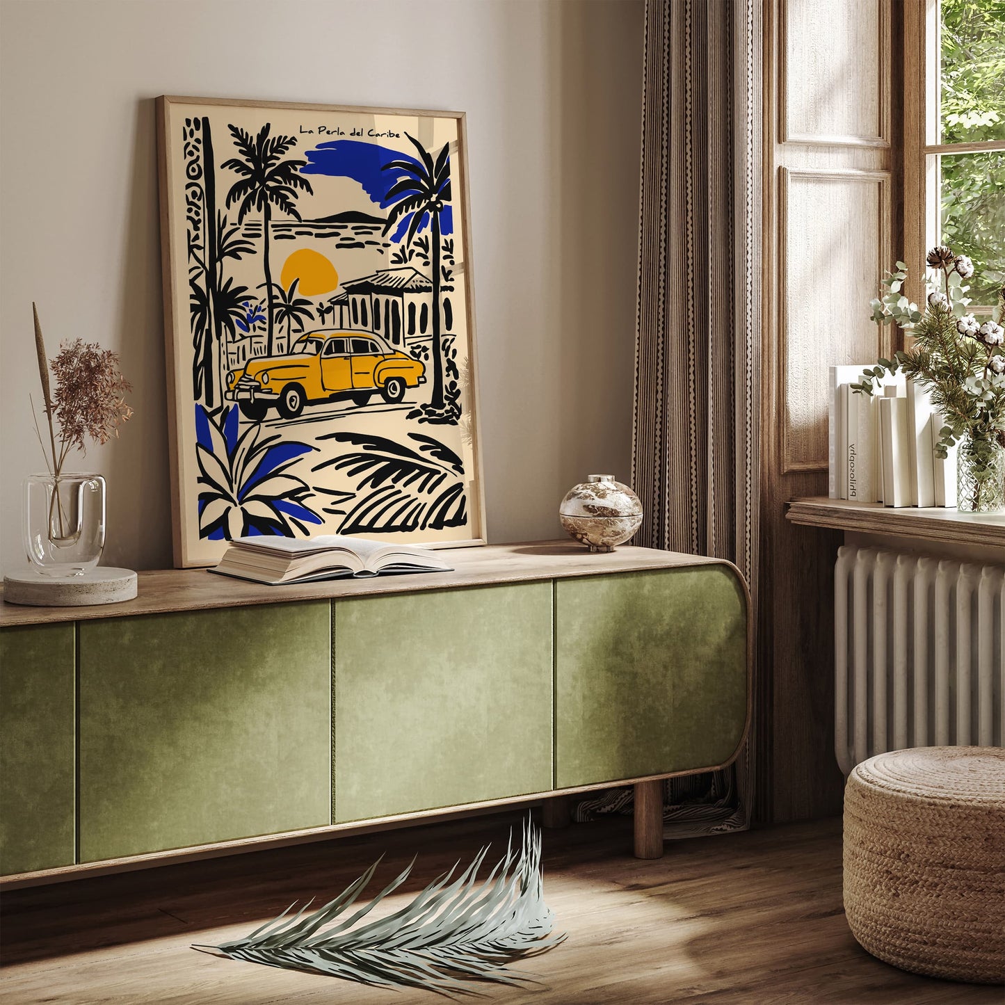 La Perla del Caribe Poster - Caribbean Travel Print