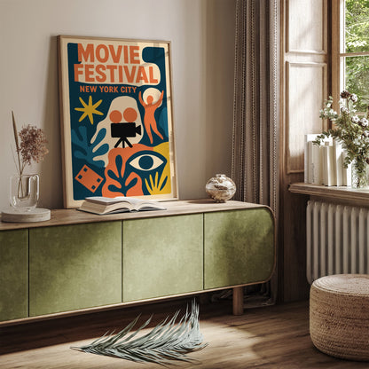Movie Festival New York City Retro Poster