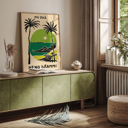 PIÙ SOLE, MENO DRAMMI Poster