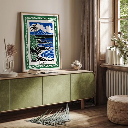 Honolulu Hawaii Landscape Poster