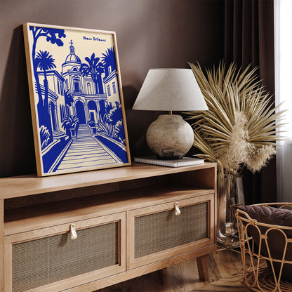 New Orleans poster inspired by St. Louis Cathedral Wall Art