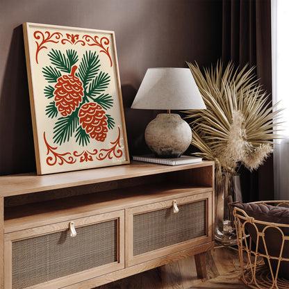 Cone Nature Art Print