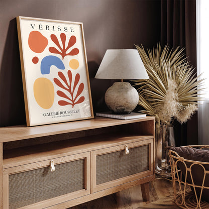 Verisse Botanical Poster - Modern Abstract Wall Art Print