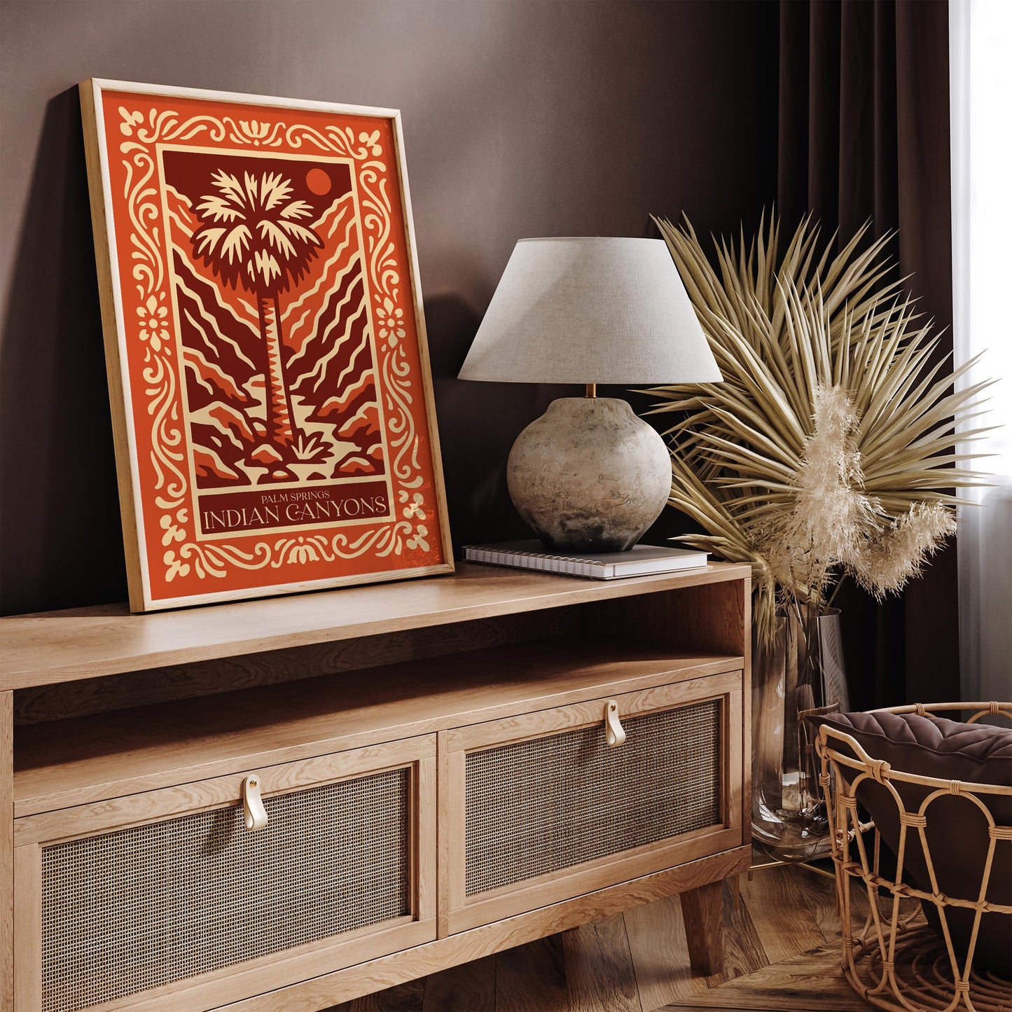 Tahquitz Canyon Palm Springs Poster