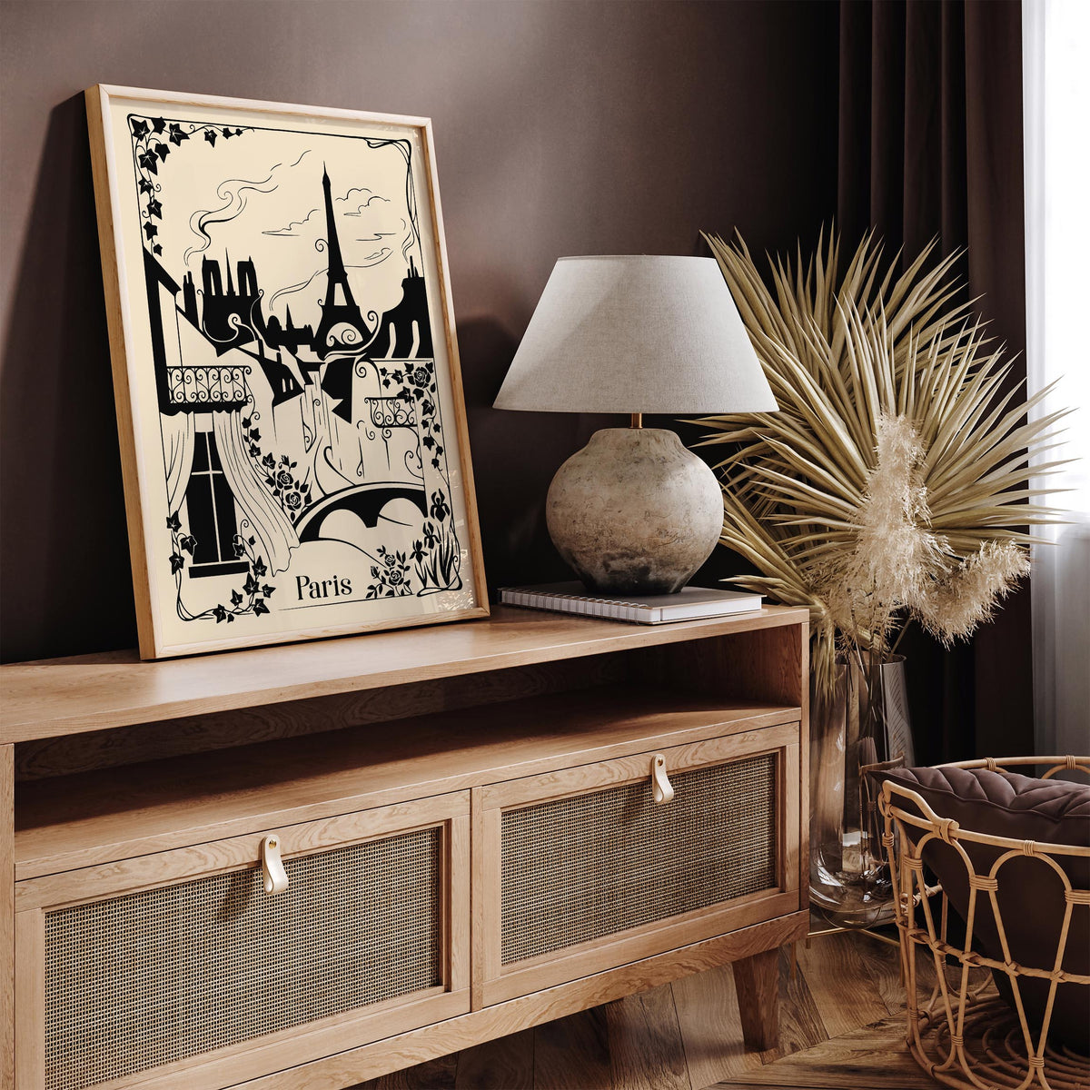 Vintage Paris Sketch Poster
