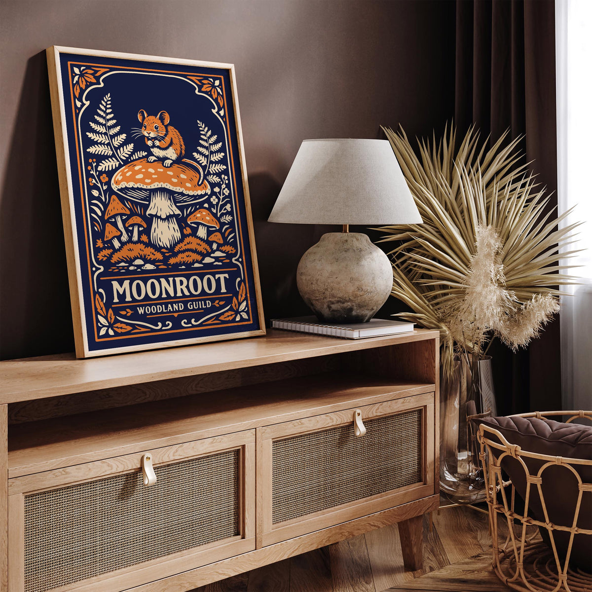 Moonroot Woodland Guild Poster
