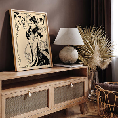 Cin Cin Woman and Wine Poster