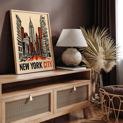 New York City Cityscape Poster