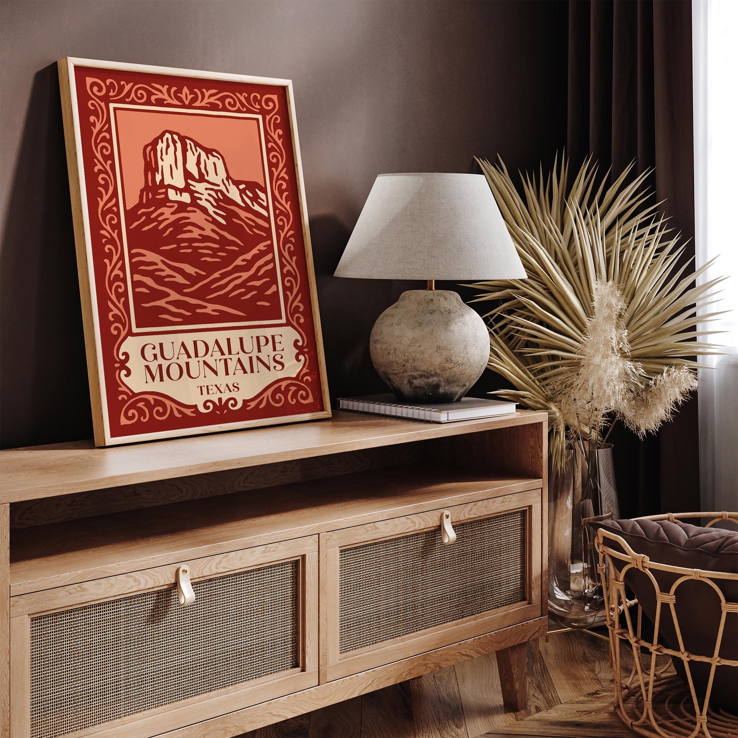 Guadalupe Mountains Texas National Park Poster
