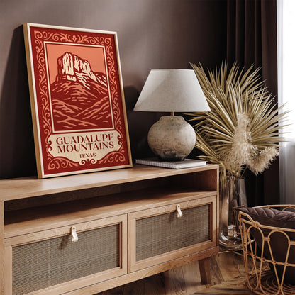 Guadalupe Mountains Texas National Park Poster