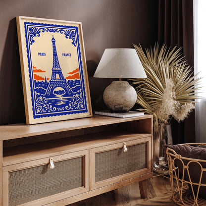 Paris France Eiffel Tower Poster