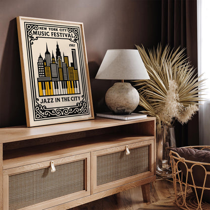 Jazz in the City NYC Poster