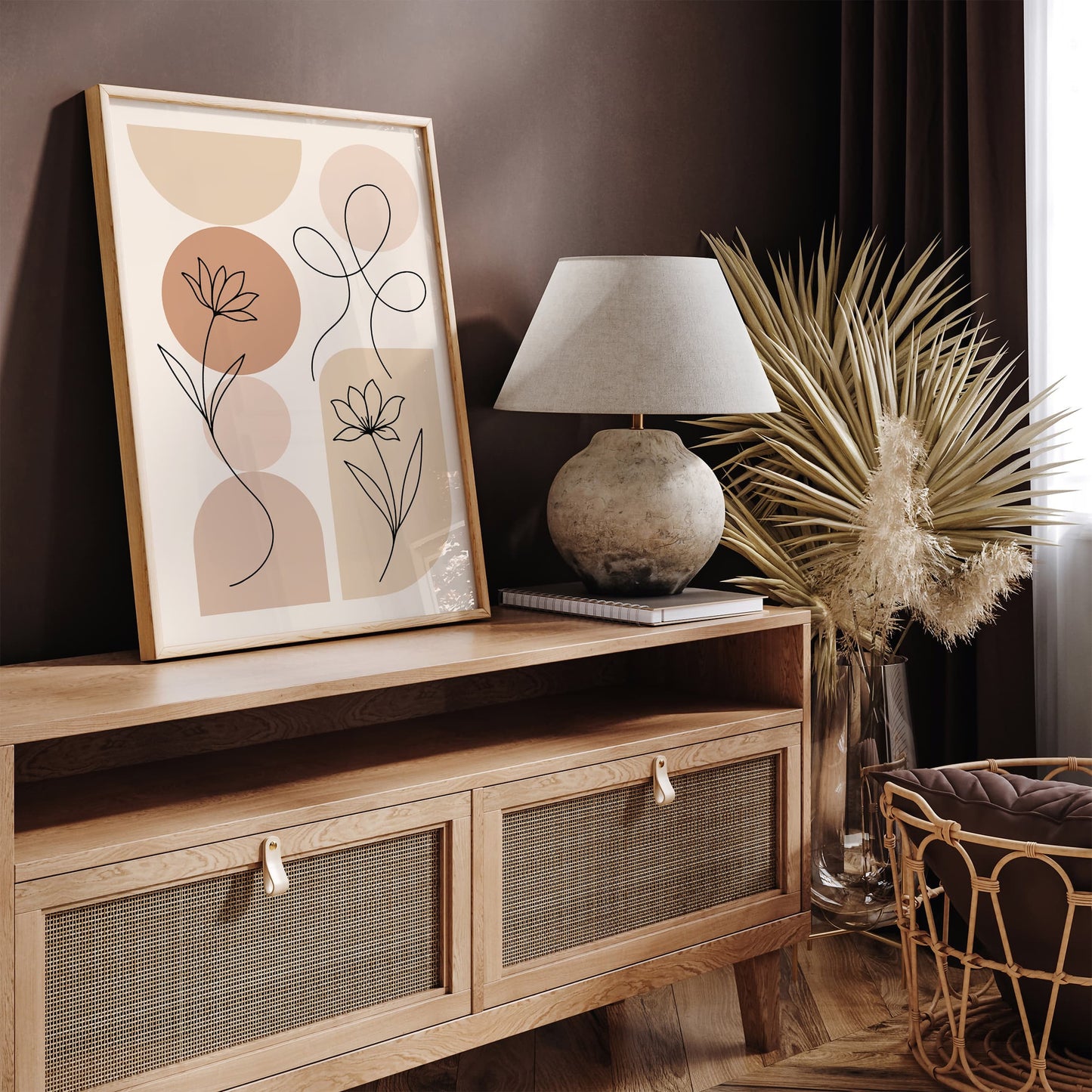 Soft Nature Art Print - Boho Home Decor 2026