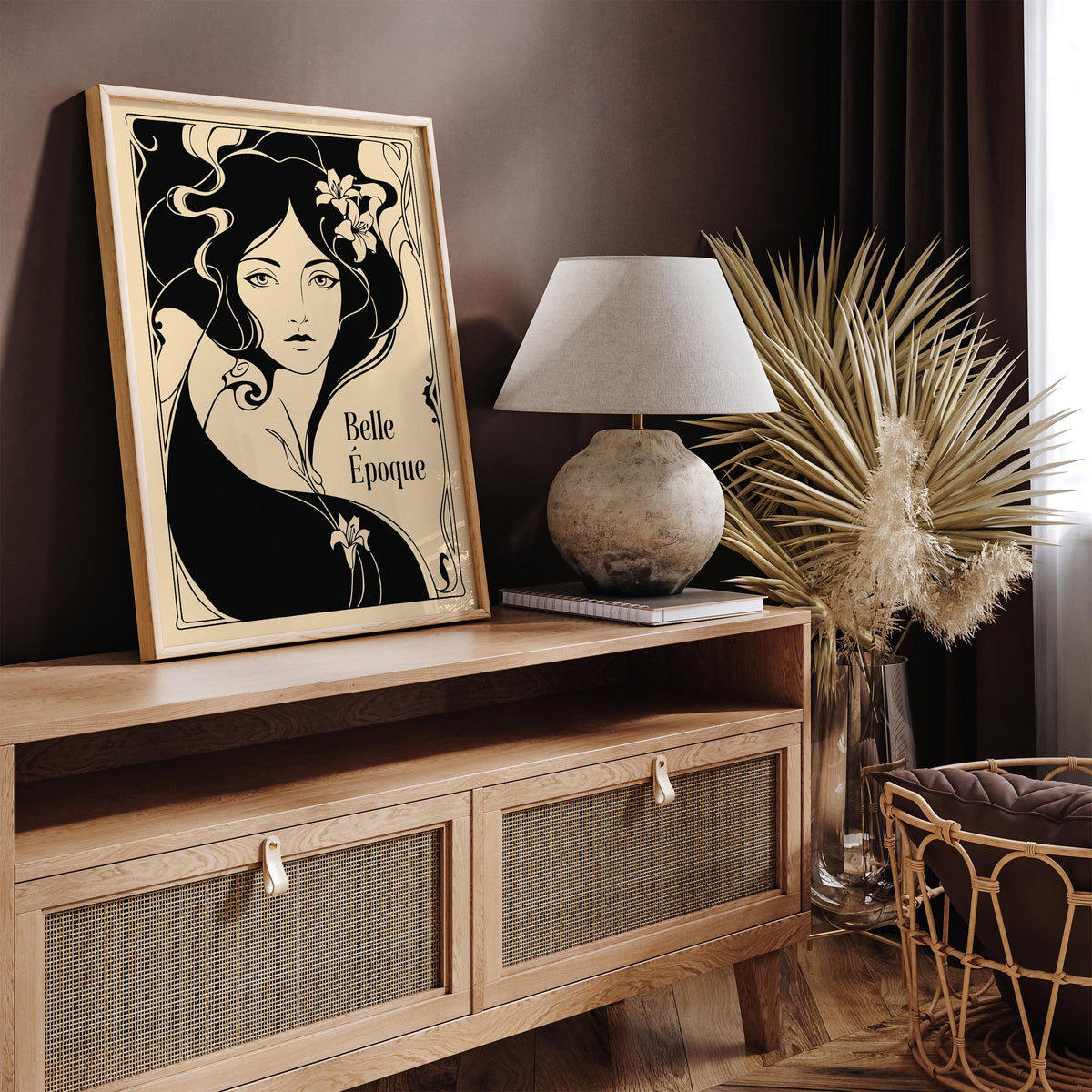 Art Nouveau Woman Poster