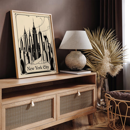 Art Deco New York City Poster