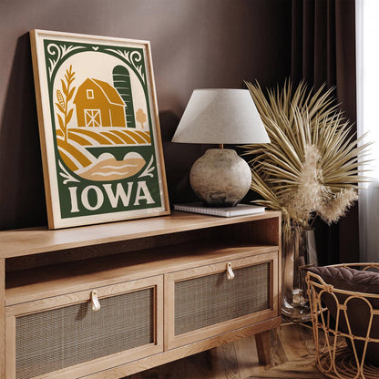Iowa Travel Poster
