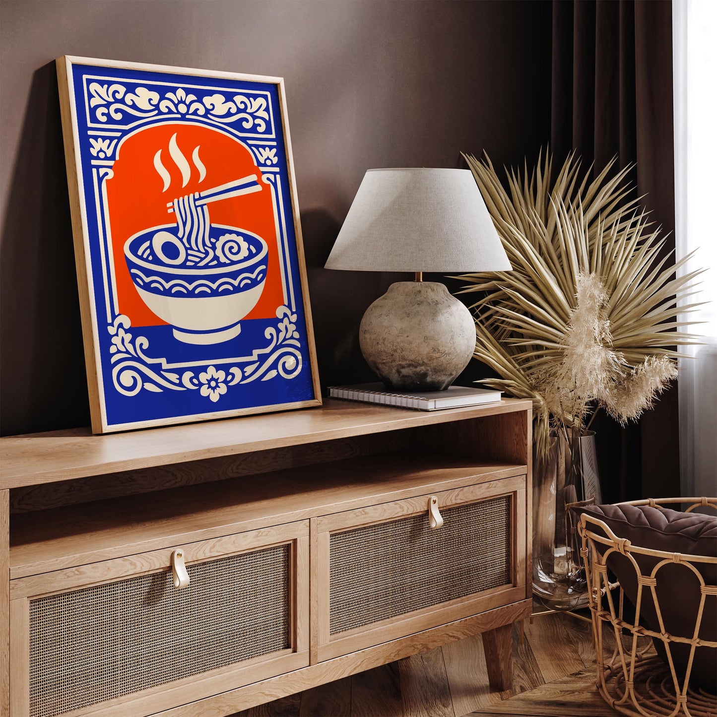 Ramen Bowl Poster - Japanese Food Wall Art