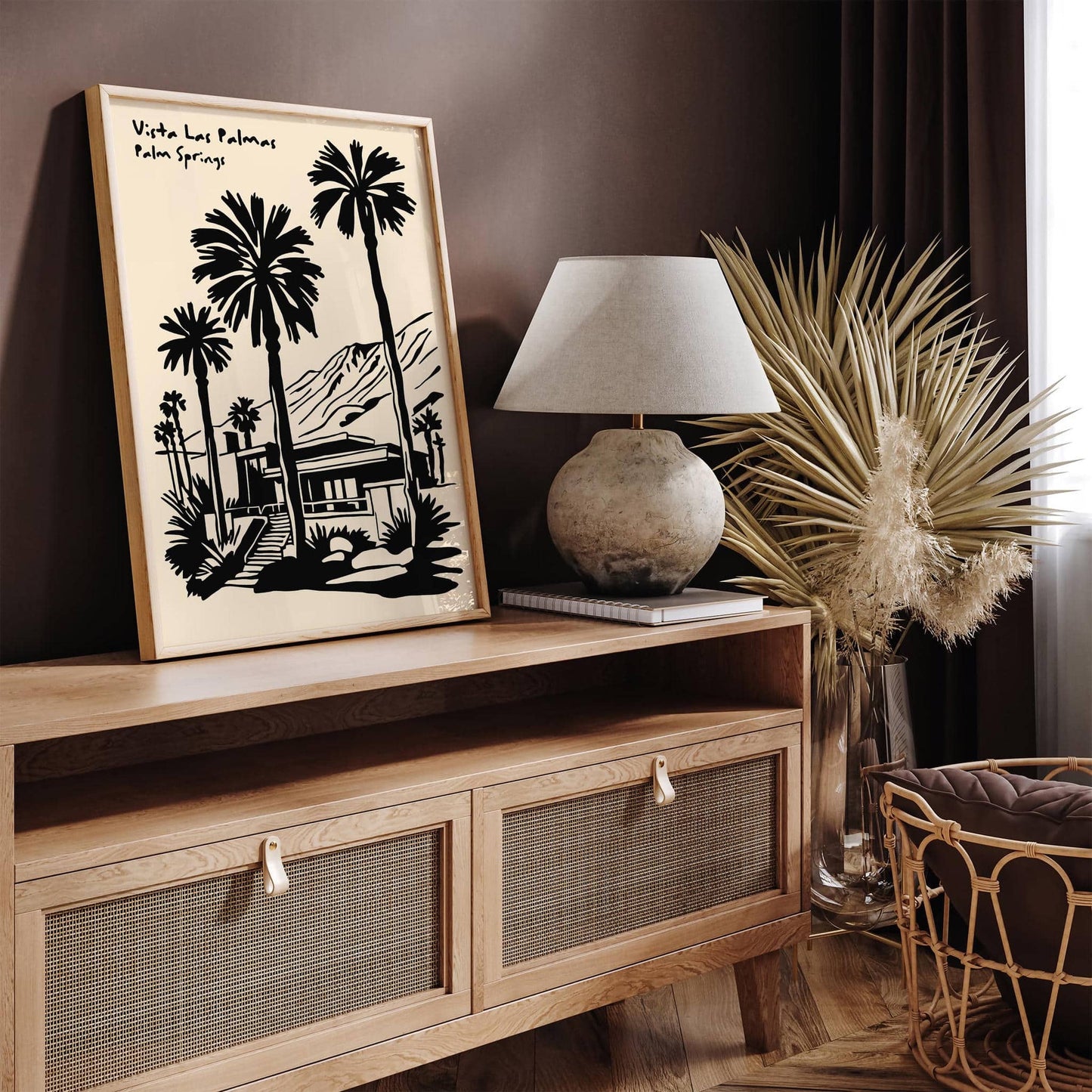 Vista Las Palmas Palm Springs Poster