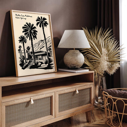 Vista Las Palmas Palm Springs Poster