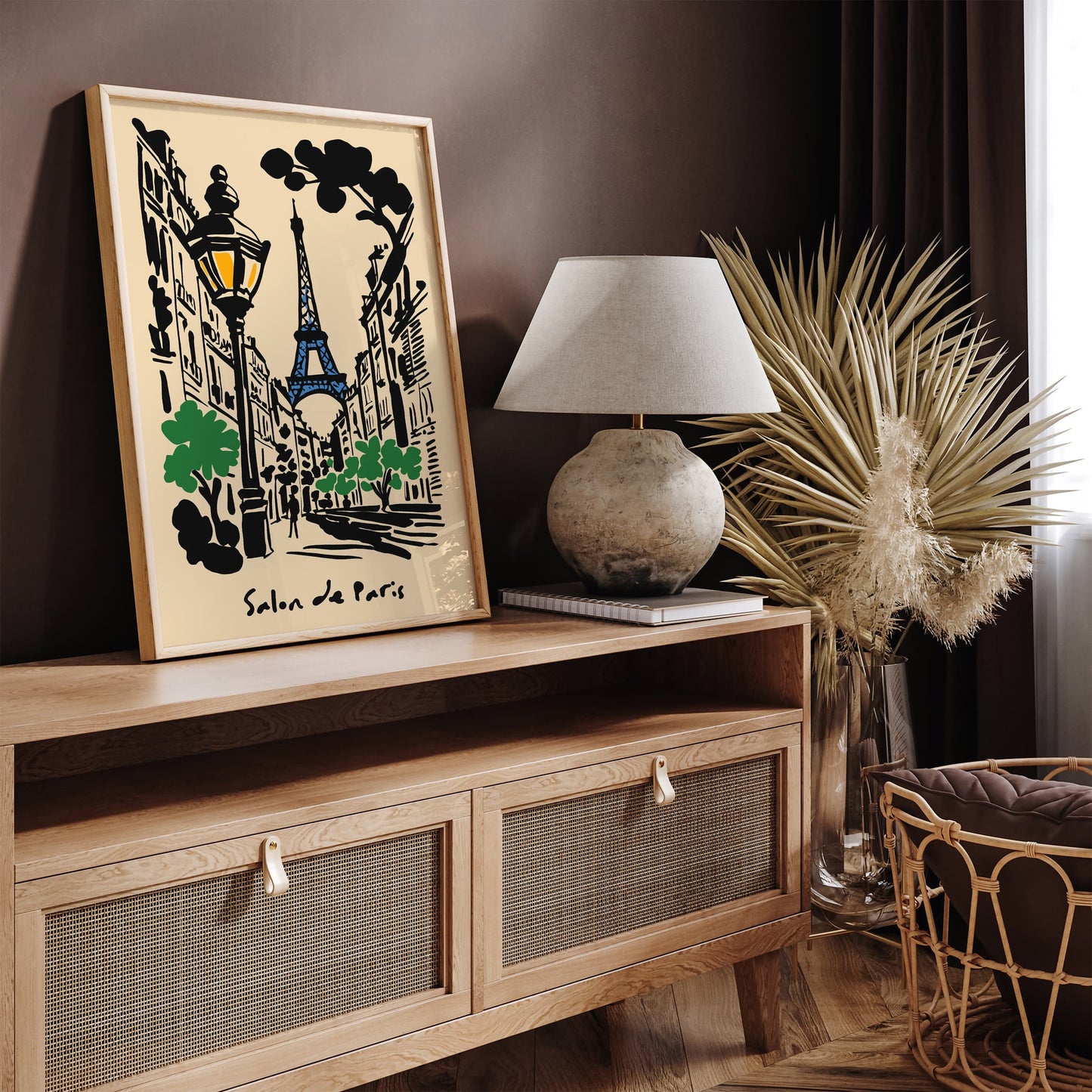 Salon de Paris Vintage Travel Poster