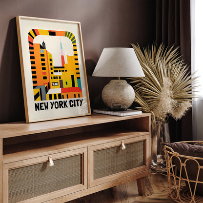 New York City Minimal Art Print