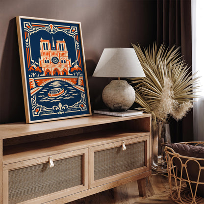 Cathédrale Notre-Dame de Paris Poster