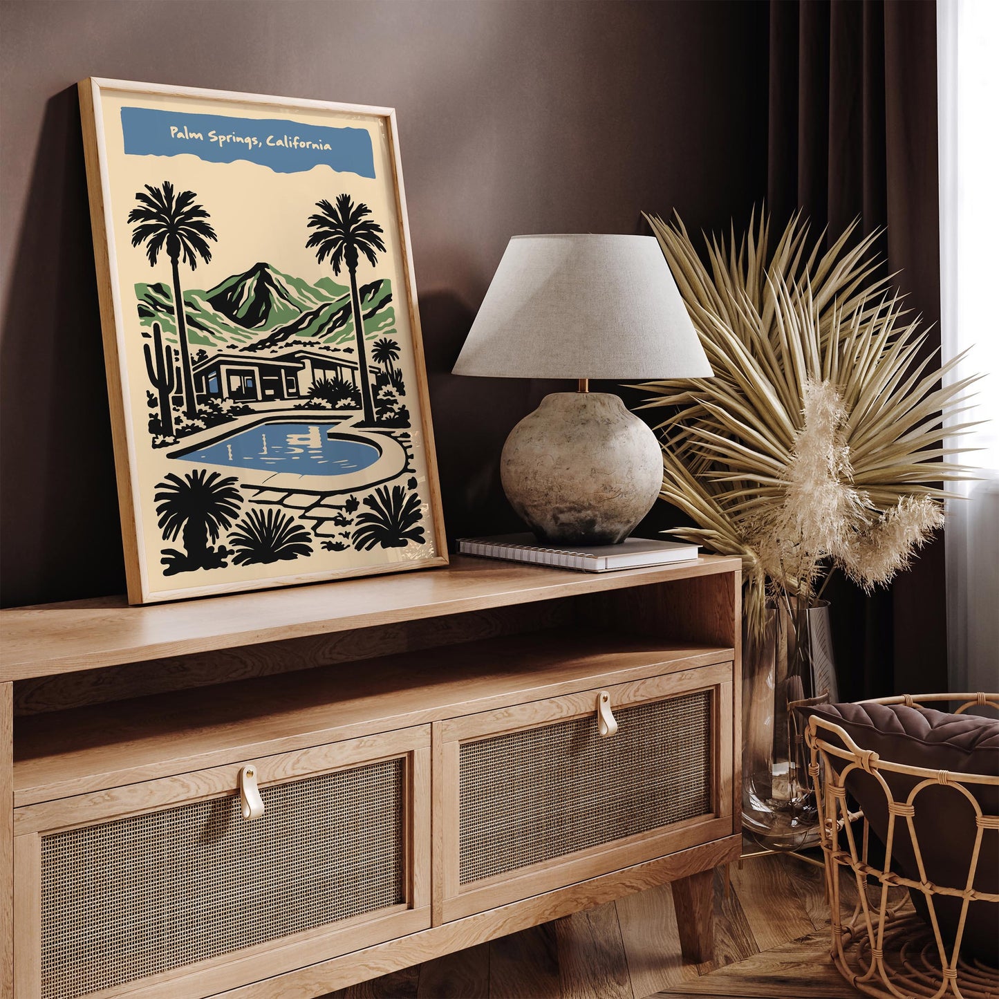Palm Springs California Travel Poster