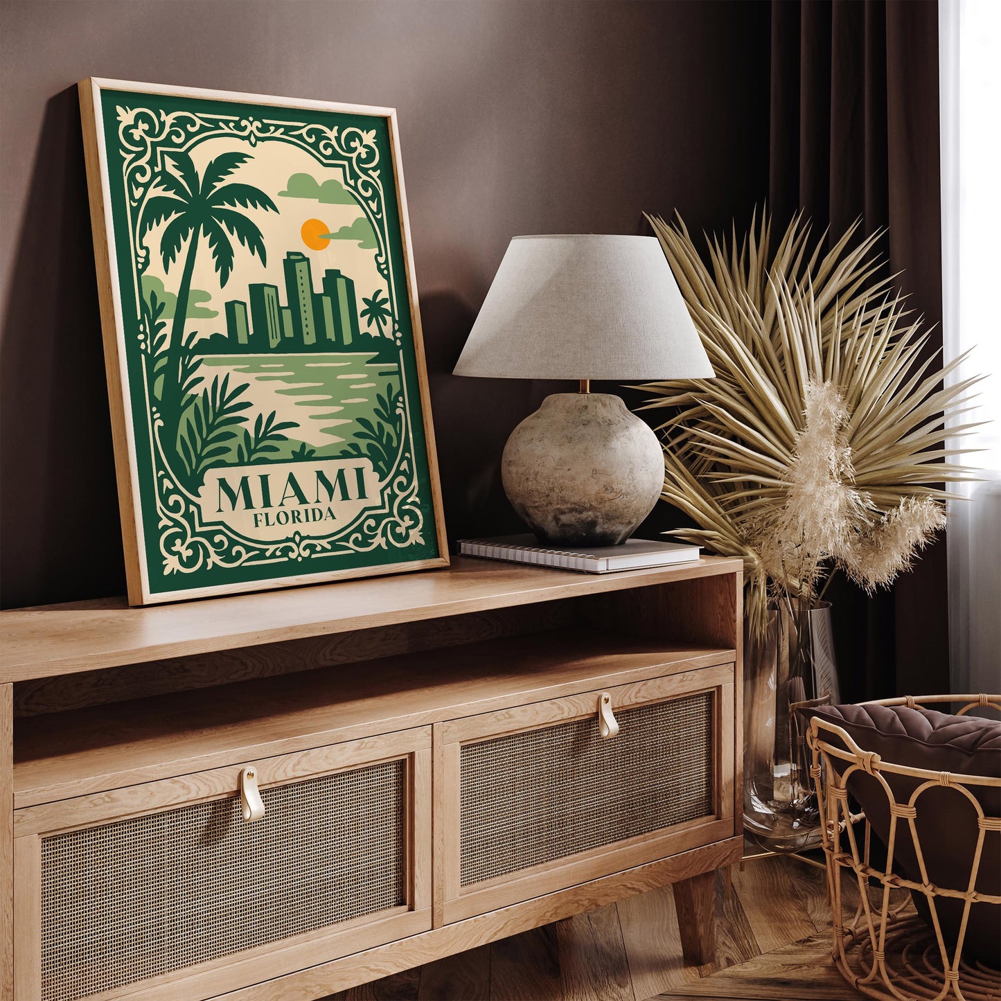 Miami Florida Travel Poster