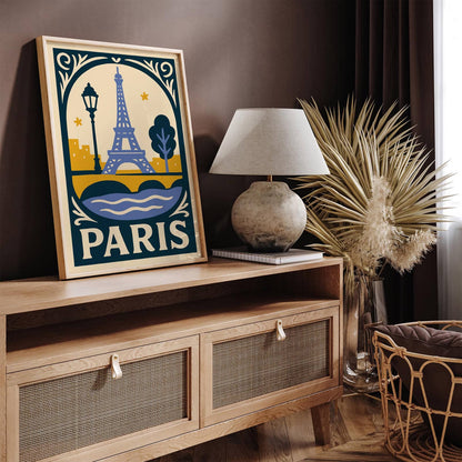 Paris Eiffel Tower Poster - Cityscape Wall Art
