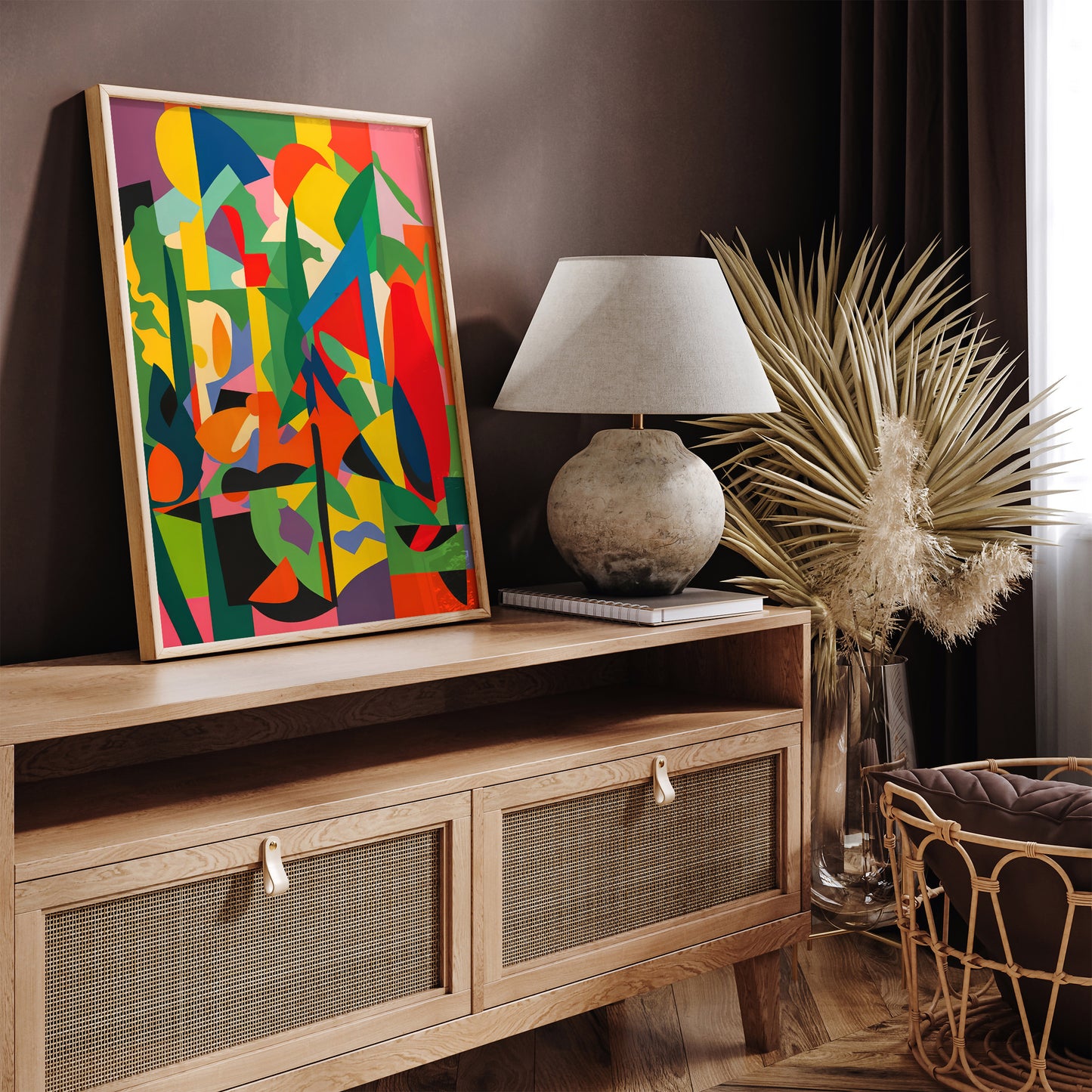 Mid-Century Abstract Still Life Wall Art