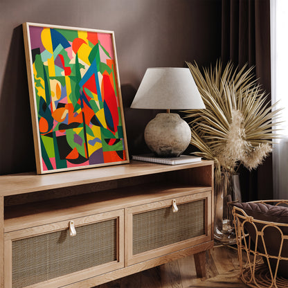 Mid-Century Abstract Still Life Wall Art