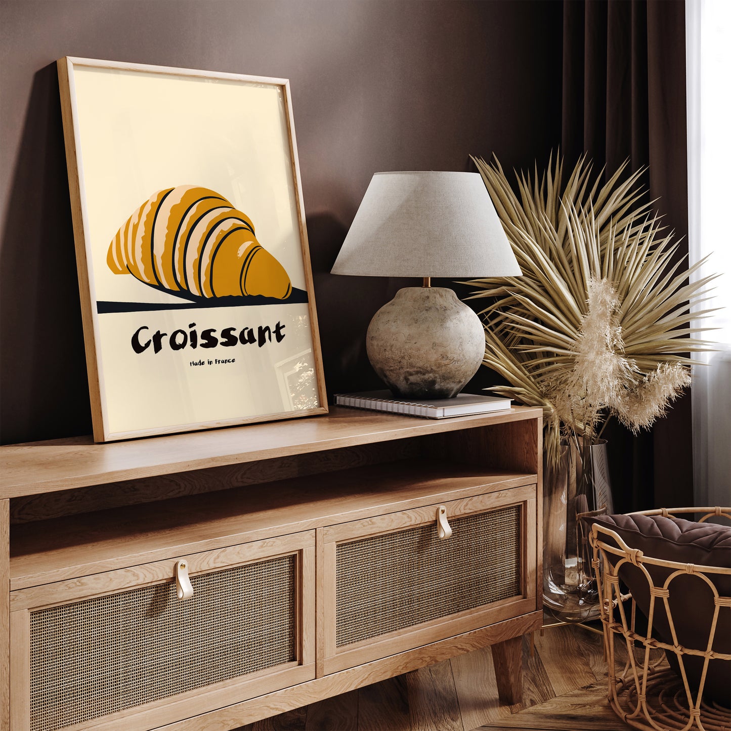 Croissant - Made in France - Kitchen Wall Art