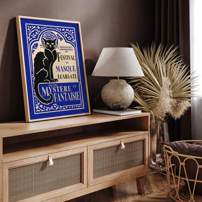 Festival du Masque Vintage Theatre Poster