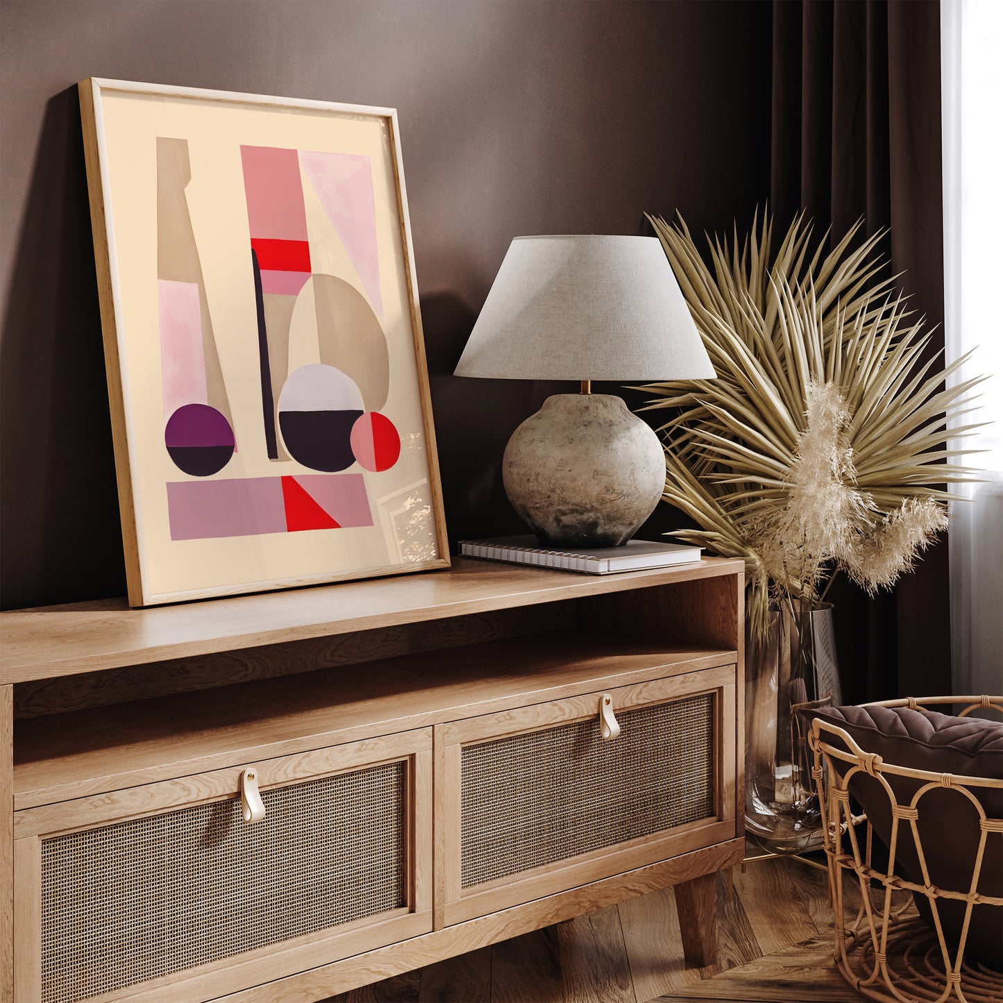 Abstract Still Life Illustrated Poster