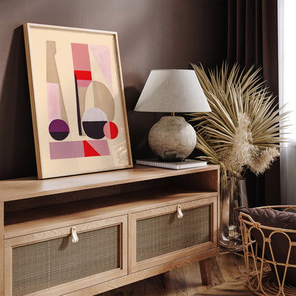 Abstract Still Life Illustrated Poster