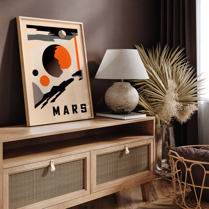 MARS - Minimalist Space Poster