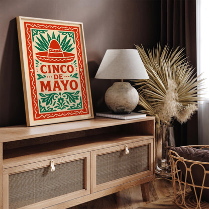 Mexican Decor Poster - Cinco de Mayo Print
