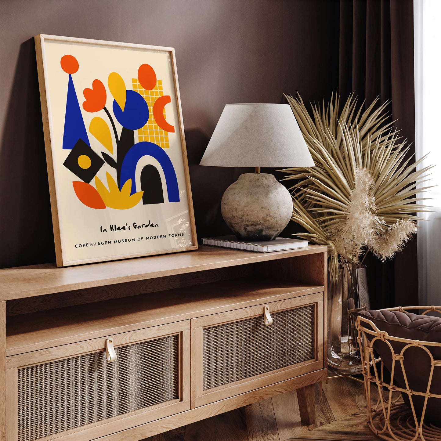 Paul Klee inspired Wall Art Print