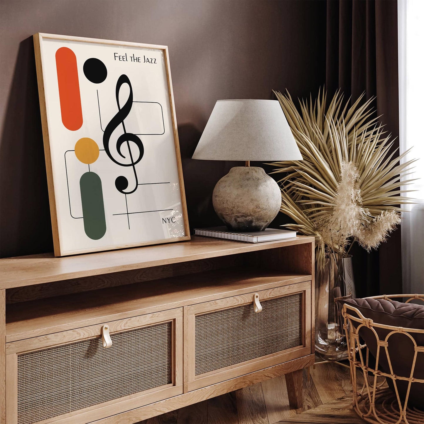 Feel The Jazz NYC Music Club Poster
