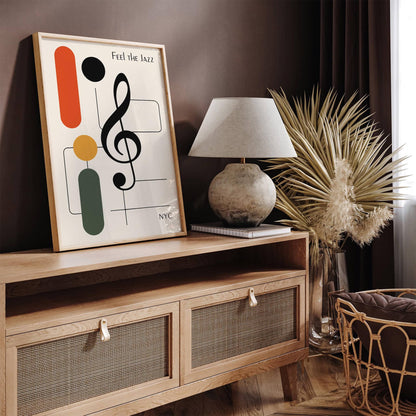 Feel The Jazz NYC Music Club Poster