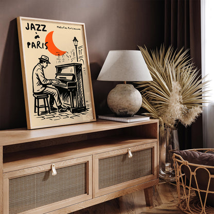 Jazz à Paris Vintage Music Poster