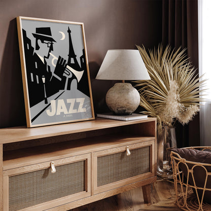 Jazz Paris Music Festival Art Poster