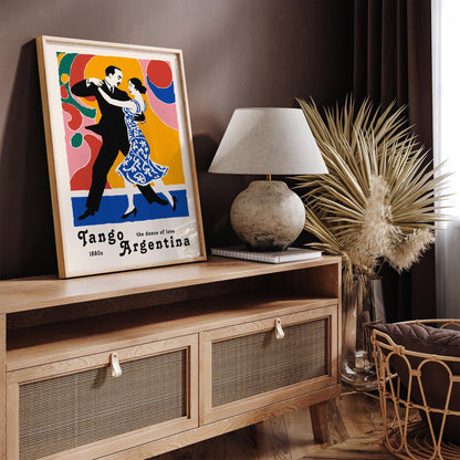 Tango Argentina Dance Wall Art Print 2026