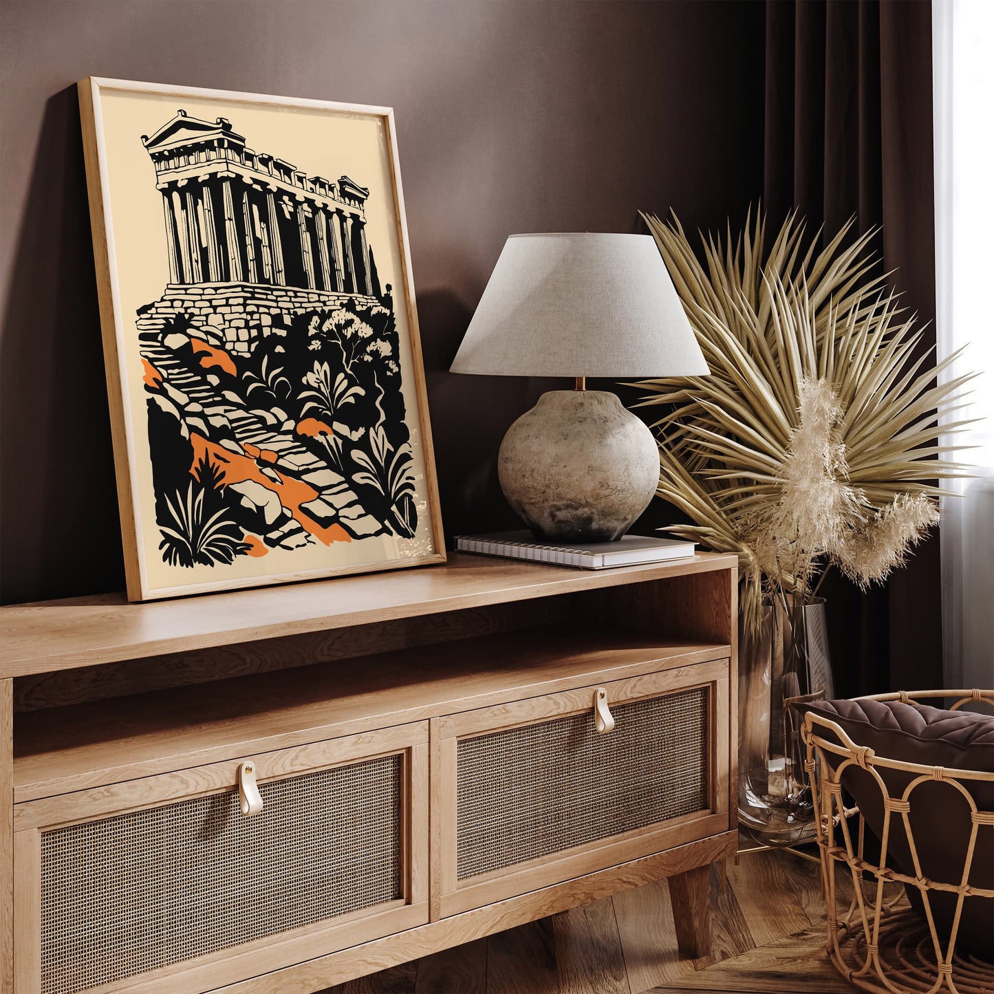 Acropolis of Athens Greece Ancient Architecture Poster