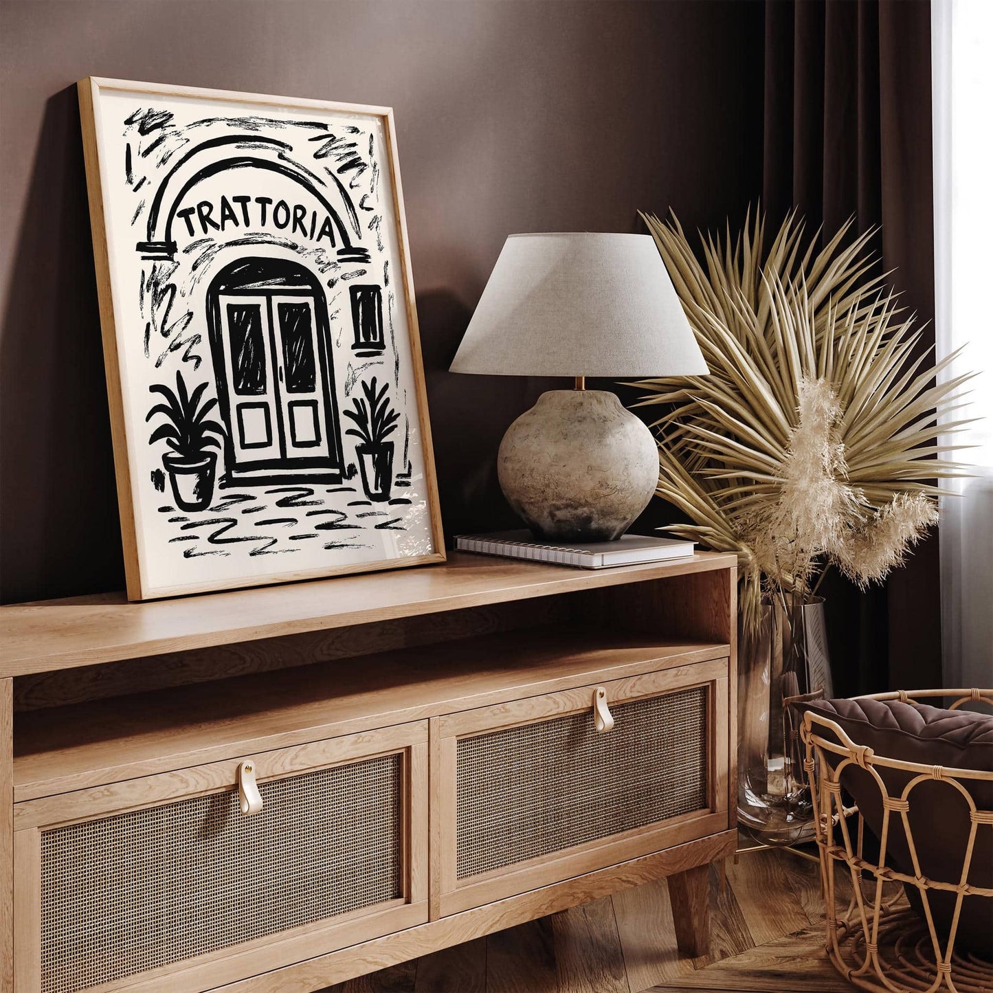 Trattoria Italian Restaurant Art Print