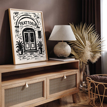 Trattoria Italian Restaurant Art Print