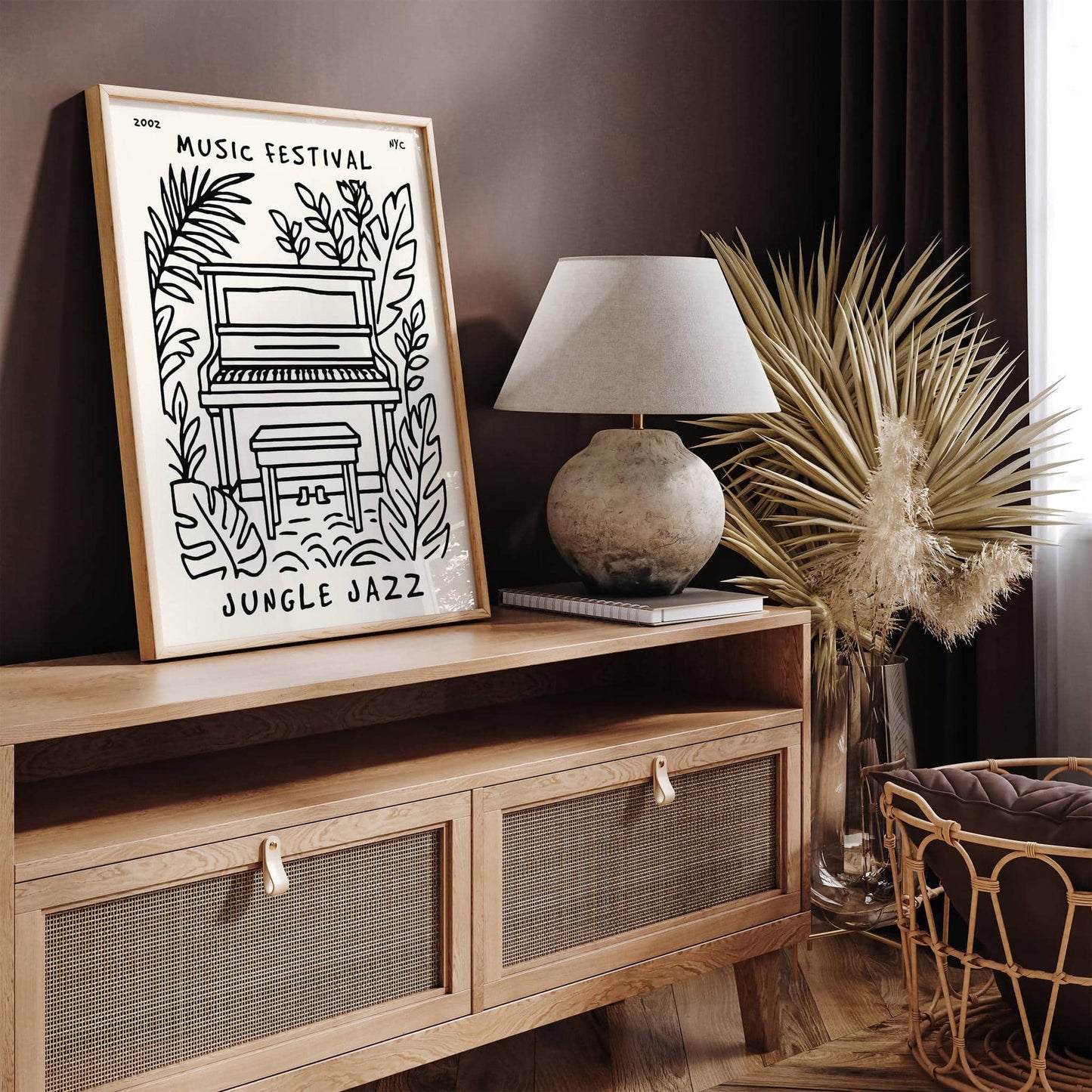 Jungle Jazz Music Festival 2002 NYC Poster