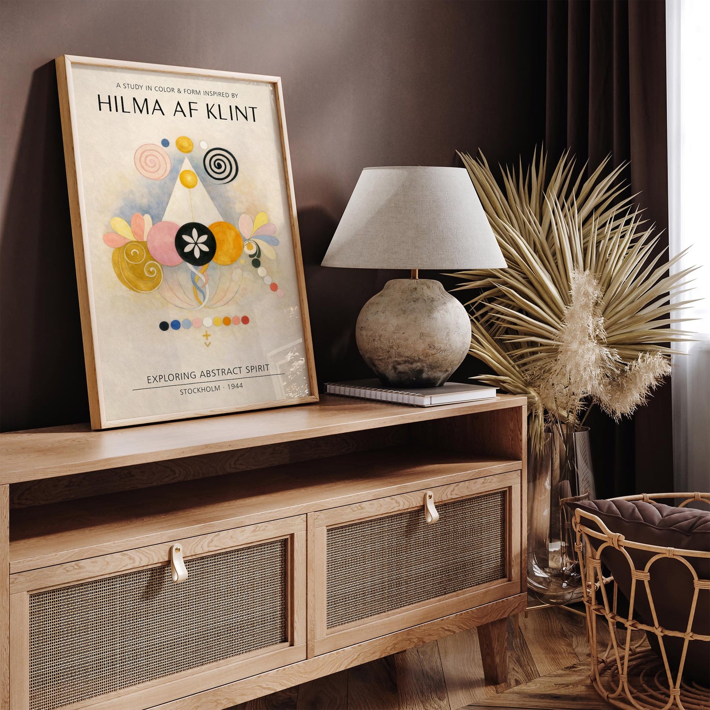 Hilma af Klint inspired Poster